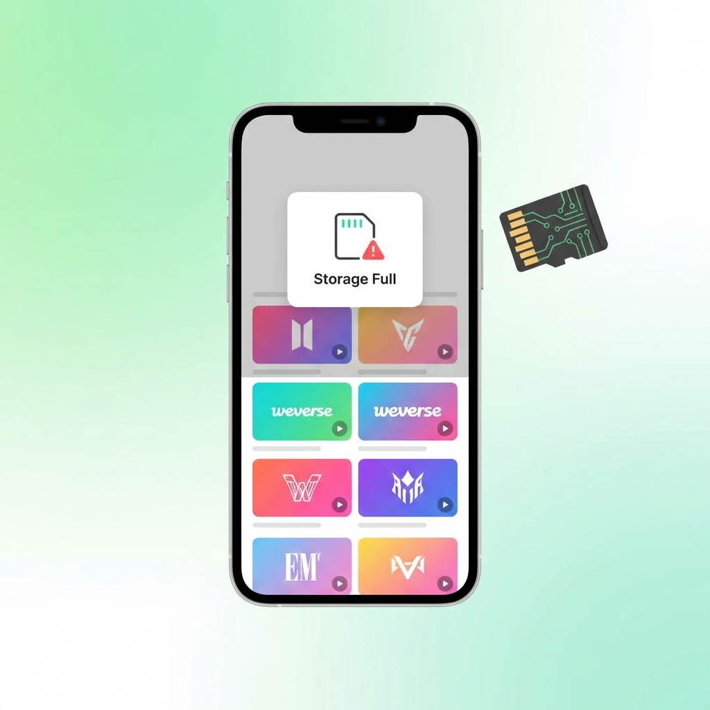 Weverse Storage Full? How to Move Videos to SD Card